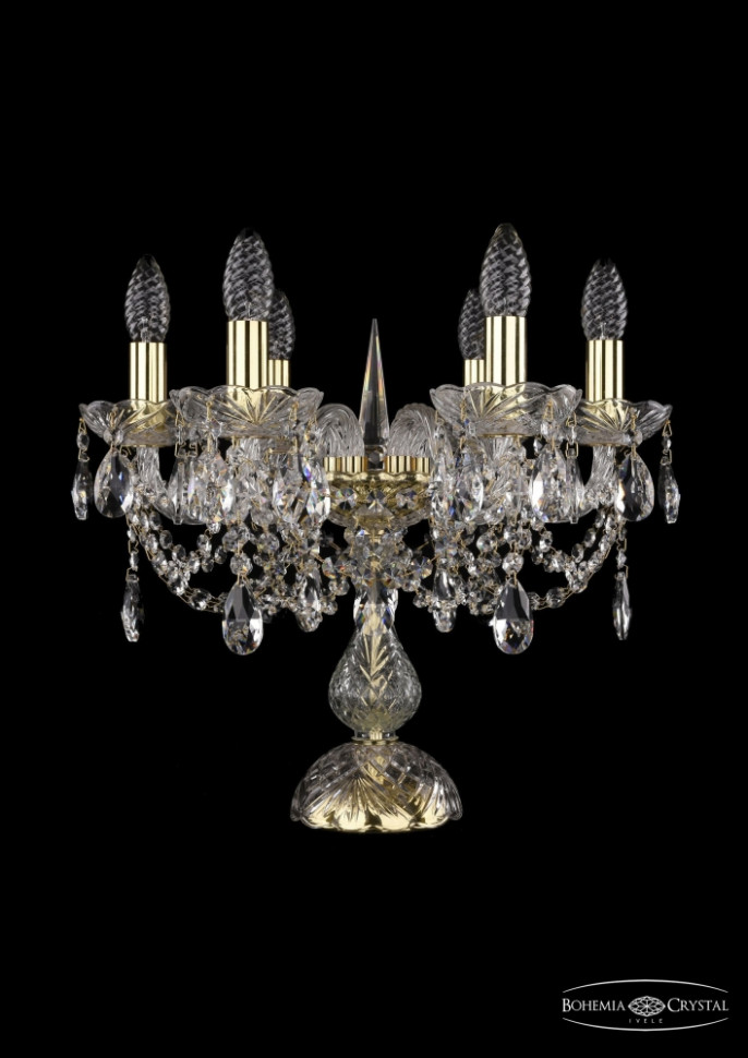 1406L/6/141-39/G Настольная лампа Bohemia Ivele Crystal