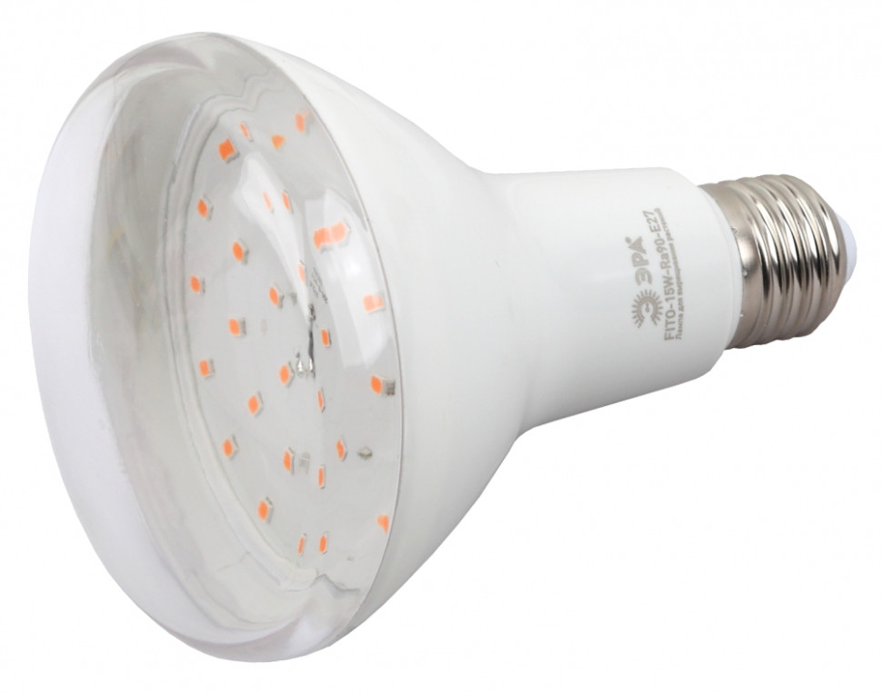 Лампа светодиодная ЭРА E27 15W 2150K прозрачная FITO-15W-Ra90-E27 Б0039173