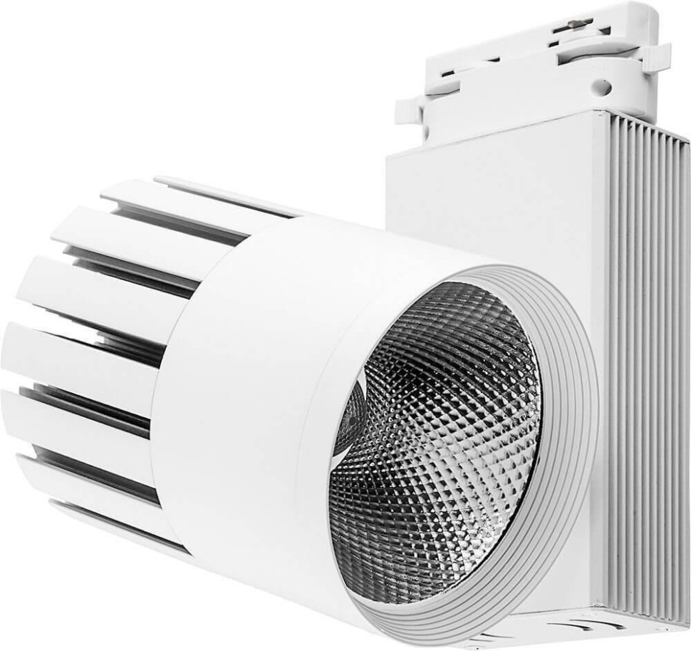 Светодиодный светильник Feron AL105 трековый на шинопровод 30W 4000K, 35 градусов, белый,  3-х фазный 32949