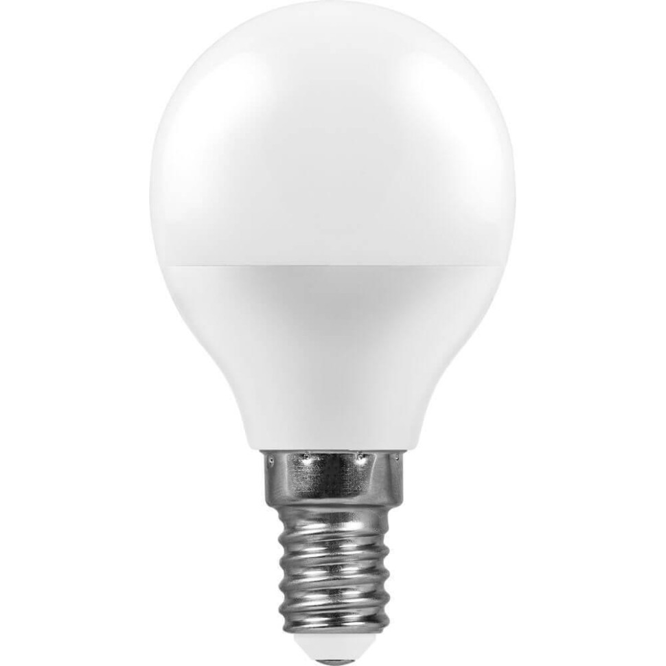 Светодиодная лампа E14 11W 6400K (холодный) G45 Feron LB-750 (25948)