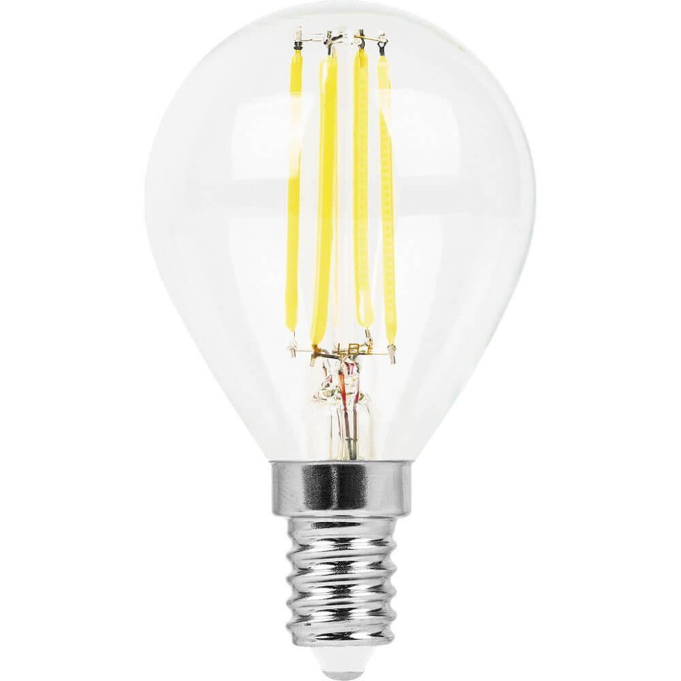 Филаментная лампа E14 11W 4000K (белый) G45 Feron LB-511 (38014)