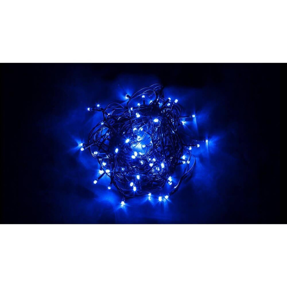 Светодиодная гирлянда Feron CL06 линейная 20м + 1.5м 230V синий c питанием от сети 32312