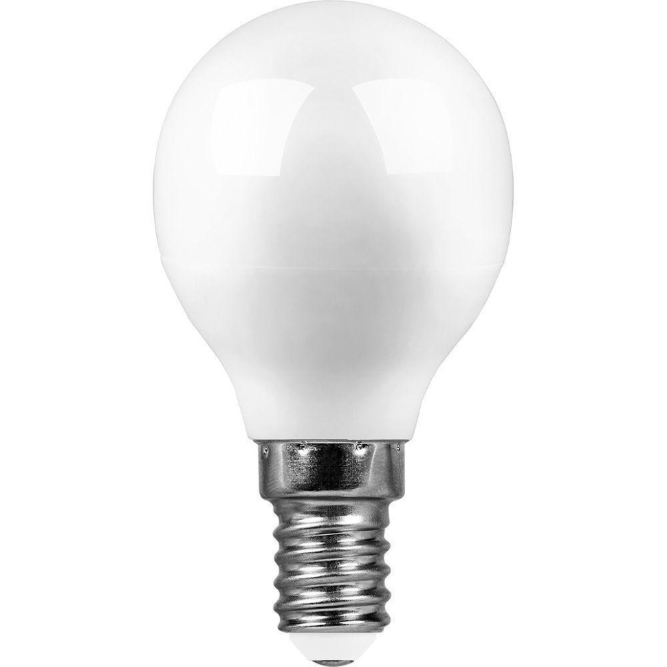 Светодиодная лампа E14 13W 6400K (холодный) G45 Saffit SBG4513 55159