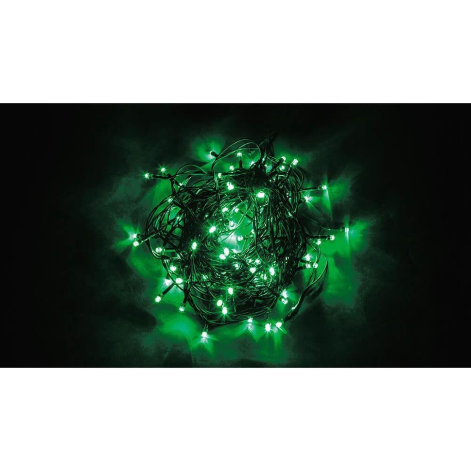Светодиодная гирлянда Feron CL06 линейная 20м + 1.5м 230V зеленый c питанием от сети 32311