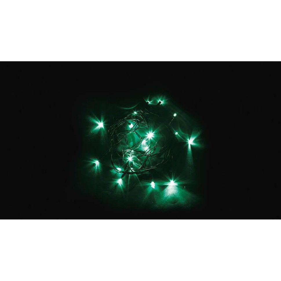Светодиодная гирлянда Feron CL02 линейная 2м +1.5м 230V зеленый c питанием от сети 32285