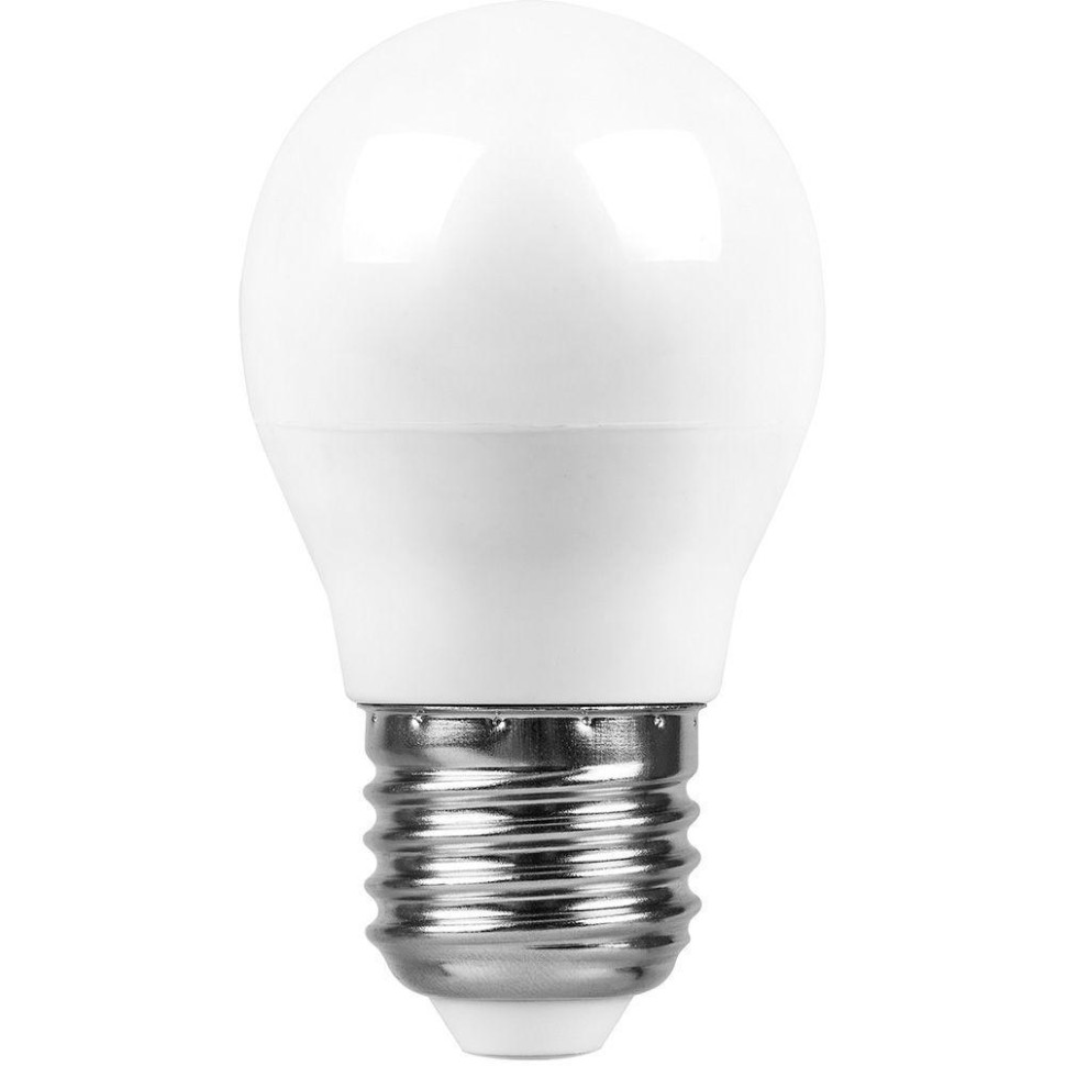 Светодиодная лампа E27 13W 6400K (холодный) G45 Saffit SBG4513 55162