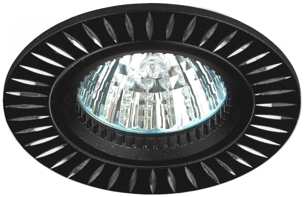 Точечный встраиваемый светильник Эра KL31 AL/BK C0043817