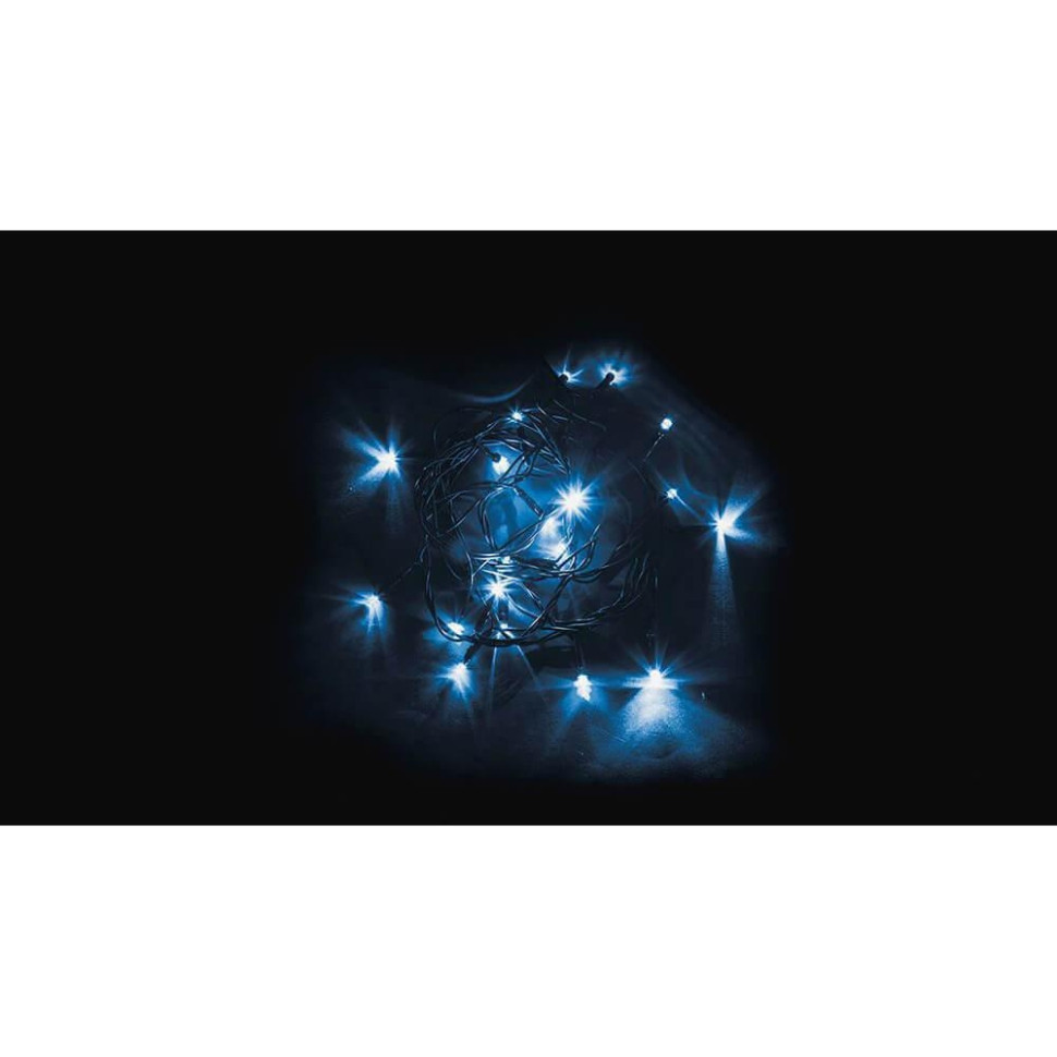 Светодиодная гирлянда Feron CL02 линейная 2м +1.5м 230V синий c питанием от сети 32286
