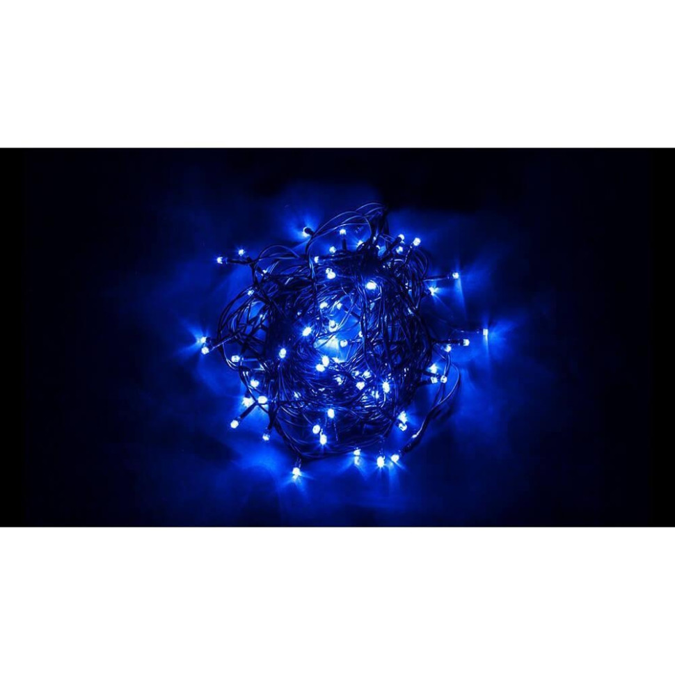 Светодиодная гирлянда Feron CL05 линейная 10м +1.5м 230V синий c питанием от сети 32307